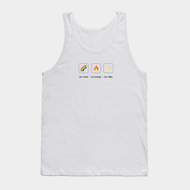 Rainbown, Fire, Star Emoji Positive vibes Tank Top by IcyGangz